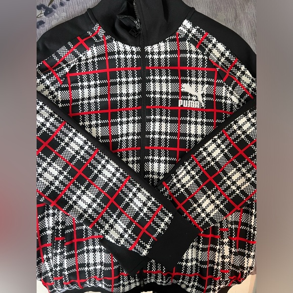Puma’s Men’s Plaid T7 tracksuit Jacket - Picture 2 of 7